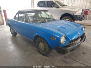  Salvage FIAT 124 Spider