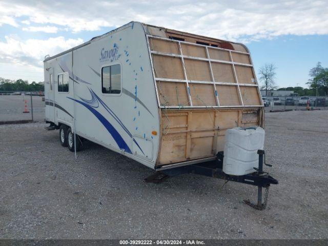  Salvage Holiday Rambler Savoy Le Travel Trailer