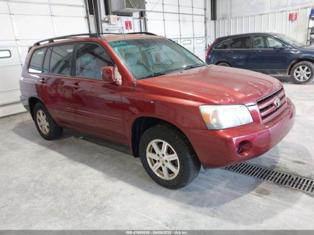  Salvage Toyota Highlander