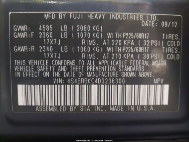 Subaru Outback 2.5i Limited Image 5